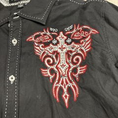Victorious Los Angeles Embroiled Long Sleeve Shirt Size L