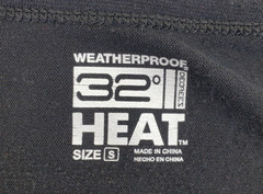 32 Degrees Heat Shirt Mens S Black Long Sleeve Stretch Soft Base Layer Outerwear