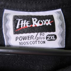 Vintage The Roxx Shirt Mens 2XL Black Marilyn Monroe Double Sided Tee 90s
