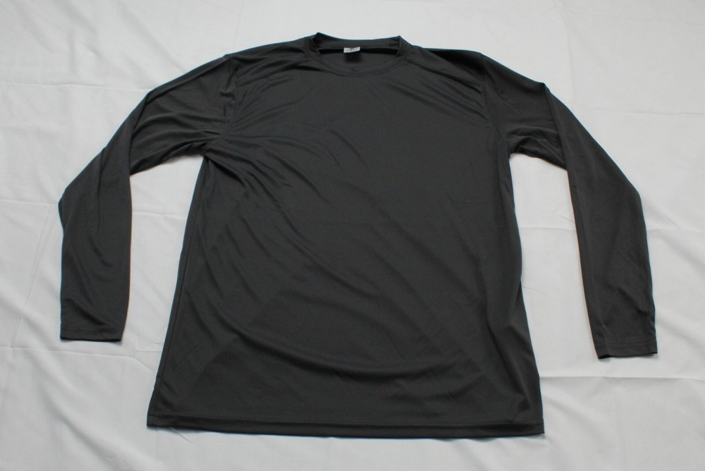 Vapor Apparel Men’s Solar Repreve L/S Shirt JQ2 Carbon Sizes Medium-Large