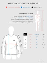 Mens All Natural Cotton Vintage Dye Lightweight Printable Long Sleeve Tee Shirt