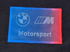 Puma T-Shirt Mens Small BMW M Motorsport Box Logo Tee Black MMS Racing Retro Y2K