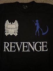 Revenge Rei Tee Black/blue Size Large. Brand New In Bag