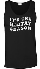 HoliTAY Season Funny Music Christmas Holiday Humor Pop Culture Parody Mens Tank