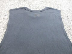 Under Armour UA Singlet/T Shirt XL Sleeveless Round Neck Black Loose Fit Cotton