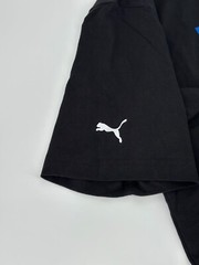 Puma T-Shirt Mens Small BMW M Motorsport Box Logo Tee Black MMS Racing Retro Y2K