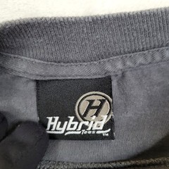 Hybrid Tees Shirt Mens Large Gray Bird Graphic Nature Wildlife Blue Black Tee