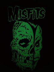 2007 MISFITS 30th Anniversary Jerry Only Glow in the Dark T-Shirt Large