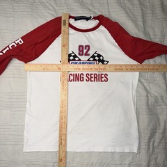 Polo Ralph Lauren Sport Racing Series 92 Motocross Cycling Shirt Medium