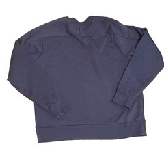 Pact Organic Cotton Sweatshirt M Blue Long Sleeve Pullover Pockets