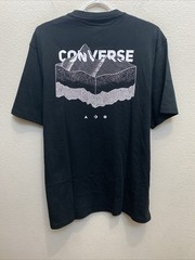NEW Converse Large Black Crew Neck T-Shirt NWT Logo Tee $35
