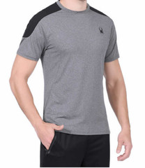 New Spyder Active Men’s Short Sleeve Tee T – Shirt Sport Activewear Great Gift