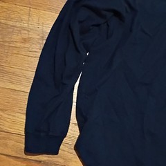 Carhartt Men’s XL T-Shirt Navy Long Sleeve Crew Neck Loose Fit Logo TK0231-M