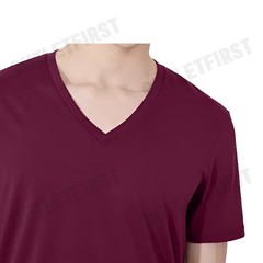 ARMANI EXCHANGE SLIM FIT T-SHIRT IN PIMA COTTON JERSEY COLOR WINE TASTING CODE: