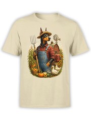 Farmhand Doberman Dog T-Shirt | Unisex