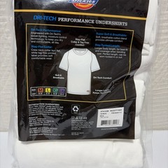 Dickies Dri-tech Performance Work 5 Short Sleeve Undershirts New Size Medium