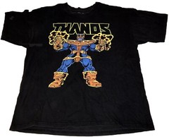 Men’s Marvel Thanos Black T-Shirt Adult Size Large