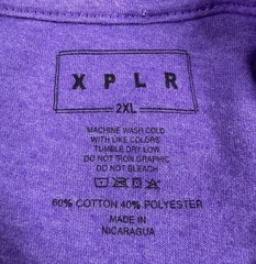 XPLR Design Studios Sam And Colby T Shirt Short Sleeve Graphic Cross Claws 2XL