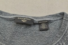 Dockers Men’s XXL Gray Marl Heather Crew Neck Cotton T-Shirt Short Sleeve NEW
