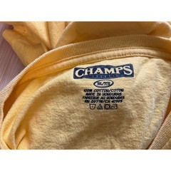 CSG T-Shirt 3XL Champs Sports Gear Yellow Cotton Graphic Tee Boiz