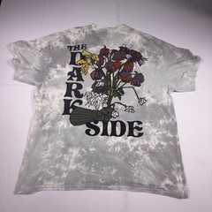 Star Wars The Dark Side Tie Dye Shirt Mens Large Darth Vader Maul Kylo Ren Grey