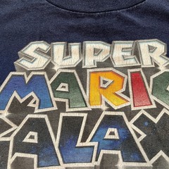 VTG Super Mario Galaxy Shirt Y2K ’07 Nintendo Video Game Promo Graphic T Shirt M