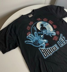 Vintage Size XL [ BRUCE LEE T-Shirt ] Graphic T-shirt The Roxx 100% Cotton