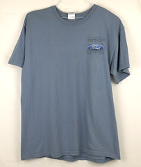 Ford Shirt Mens Large Blue Mustang Boss 302 351 429 Graphic Tee Licensed