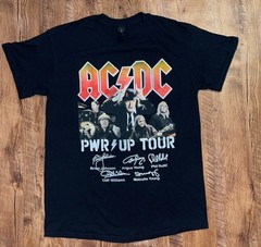 AC/DC POWER UP TOUR Black 2025 Concert T-SHIRT-SIZE Men’s S/M 2 Sided