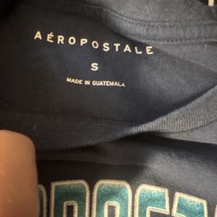 Aéropostale Men’s Blue New York Graphic Logo Crew Neck Short Sleeve T-Shirt S