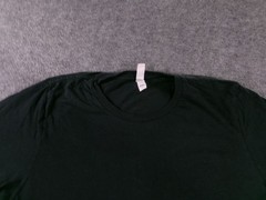 Bella Canvas Shirt Men Large Black Short Sleeve Basic Casual Minimalist Classic