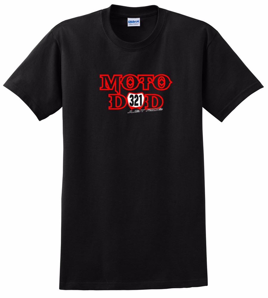 JUST RIDE MOTO DAD T SHIRT MX MOTOCROSS YZF CRF KXF KTM RACE BIKE RM