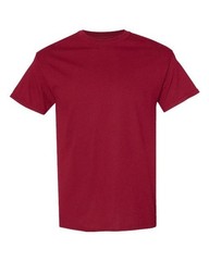 Gildan G500 Adult Heavy Cotton T-Shirt, Garnet, M, Pack Of 5, Mens T-Shirts