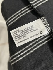 Goodfellow & Co Mens Standard Fit Short Sleeve T-Shirt, Charcoal Stripe Size XL
