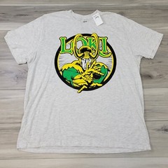 Marvel Comics Graphic T-Shirt Men’s 3XLT Light Gray Loki New