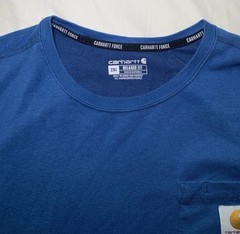 Carhartt Force Relaxed Fit T Shirt Pocket Men’s Blue 2XL