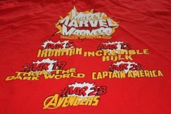 March Marvel Madness Mens Tshirt Medium Comics Iron Man Captain America Hulk