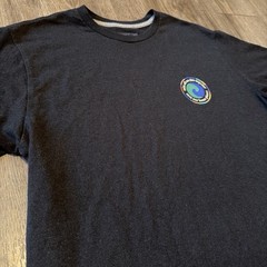 Patagonia Save Our Home Planet Black Graphic Logo T-Shirt Mens M Recycled Blend