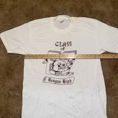 VTG John Regan High School Houston TX Class Of 97 Stedman Single Stitch Shirt L