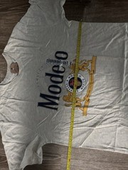 Cervesa Modelo Tee Luv Gray Short Sleeve Tee Shirt T-Shirt XLarge New In Plastic