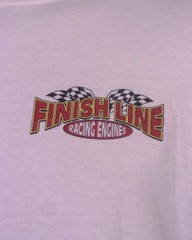 vintage 90s 00s Y2K Delta Tag Finish Line Racing Engines T-Shirt Pennzoil SZ L