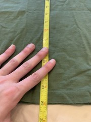 Vintage 60s Army T Shirt XS Olive Drab Skivvy U-Neck Otis USMC Military Vietnam