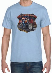 Adult DryBlend® T-Shirt – ( GO’IN HOG WILD – BIKER / CHOPPER)