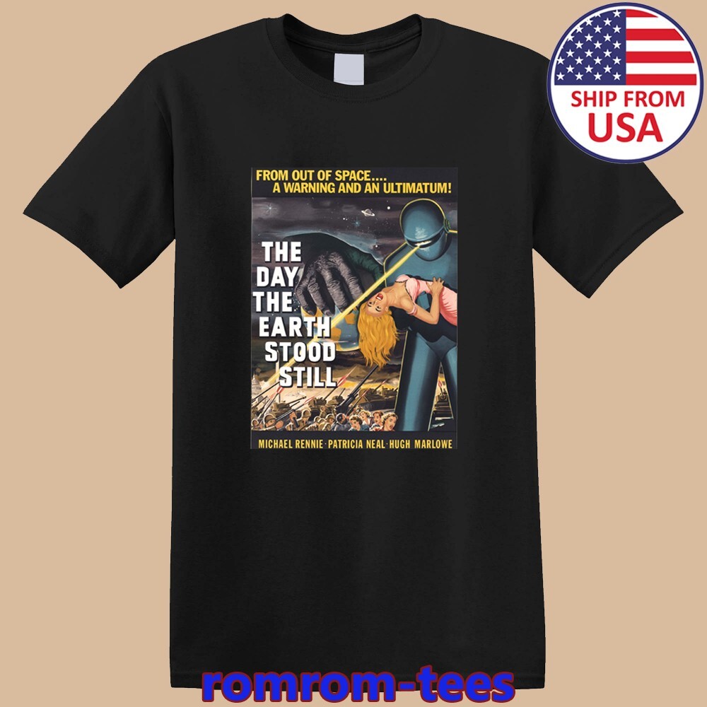 The Day The Earth Stood Still (1951) Black Size S-5XL
