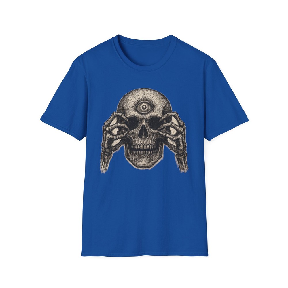 Mens Skull T-shirt Graphic Tees Skeleton Apparel Clothing Skulls Accessories