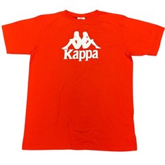 $50 KAPPA Orange with White Logo DRIS Regular Fit Short Sleeve T-shirt Jersey