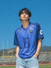 Blue Lock Anime Bachira #8 Jersey , Anime Cosplay Tshirt for Men and Women