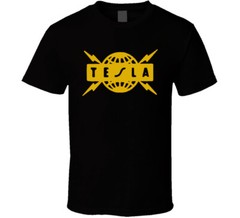 Tesla Music 80s Rock Band T Shirt