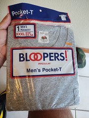 New 1994 Vtg FOTL Bloopers Pocket Shirt XXXL T-Shirt Irregular 50/50 Cotton Poly