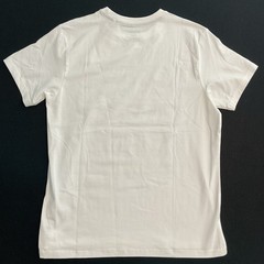 Kenneth Cole Graphic Tee shirt Men’s Size Medium Raised Logo Moss Stone White